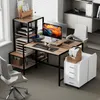 HOMCOM Schreibtisch Computertisch mit Monitorständer, Produktbild-Vorschau 8