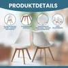 Esszimmerstühle AARHUS, 4-er SET, Grau, buche Produktbild-Vorschau 13