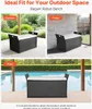 Ławka ogrodowa PE Rattan 90 Gal Deck Box Wodoodporne Podgląd zdjęcia produktu 6