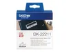 brother DK 22211 Endlos Etiketten Film 29 mm x 15,24 m weiß Produktbild-Vorschau 3