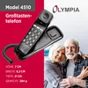 Olympia Senioren Großtastentelefon Extragroße Wahltasten  Produktbild-Vorschau 4