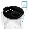 Wessper Glas Wasserfilterkanne Schwarz 2L mit LED Anzeige + Produktbild-Vorschau 5