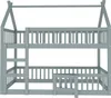 okwish Patrová postel 90x200 cm se schody, vysoká postel s Náhled obrázku produktu 5