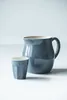 6er Set Cafe Latte Becher Mynte Cornflower blau 200ml Produktbild-Vorschau 4
