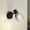 Lindby Wandleuchte Pendura, Ø 9 cm, schwarz, Glas Produktbild-Vorschau 2