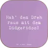 Mr. & Mrs. Panda Tischuntersetzer Spruch Didgeridoo Dreh - Produktbild-Vorschau 1