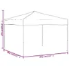 "im  " Partyzelt Faltbar Taupe 3x3 m - Pavillons & Produktbild-Vorschau 9