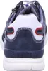 The back view of a blue sneaker. Produktbild-Vorschau