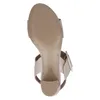 Caprice Damen Sandale Blockabsatz Schnalle Leder Sandalette Produktbild-Vorschau 6
