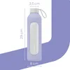 Wessper Trinkflasche aus Glas mit Silikonhülle – 1 L – mit Produktbild-Vorschau 4