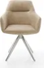 DELIFE Esszimmerstuhl Pejo-Flex Mikrofaser Beige Vintage Produktbild-Vorschau 2