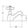 Miscelatore per lavabo ANTEA, bronzo Anteprima dell’immagine prodotto 5