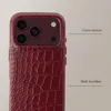 Selencia Croco Backcover met MagSafe voor de Apple iPhone Productafbeelding-voorbeeld 3