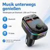 Bluetooth FM Transmitter Auto – KFZ Radio Adapter für Produktbild-Vorschau 4