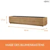 ALFALUX Blumenkasten Blumentöpfe Pflanzkasten Holz Produktbild-Vorschau 2