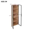 A corner cabinet with dimensions indicated by measurement lines and text. Produktbild-Vorschau