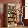 Bücherregal Bücherschrank 6 Fach, 24 x 80 x 170 cm, Produktbild-Vorschau 5