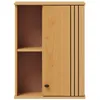 Hängeschrank Badezimmer Kiefer massiv eichefarbig WILLOW-69 Produktbild-Vorschau 3