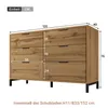 STILVORA Kommode mit 6 Schubladen,Sideboard Produktbild-Vorschau 7