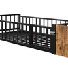 Lit bébé 90x200 cm avec éclairage LED et espace de Voir les images du produit 16