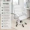 Fauteuil de direction rembourrage ondulé - blanc Voir les images du produit 2