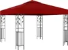 vidaXL Pavillon 3x3 m Weinrot Produktbild-Vorschau 5
