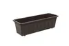 A brown rectangular planter box on a white background. Produktbild-Vorschau