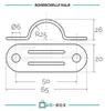 AG-BOX Rohrschellen 25mm HALB Edelstahl A2, 5 Stück Produktbild-Vorschau 2