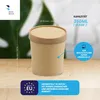 BenBow jednorazowy pojemnik papierowy z pokrywką 50 x 350 Podgląd zdjęcia produktu 2