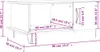 vidaXL Couchtisch Grau Sonoma 90x50x40 cm Holzwerkstoff Produktbild-Vorschau 8