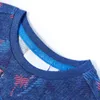 Kinder-T-Shirt Dunkelblau Melange 104 Produktbild-Vorschau 3