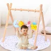Holz Baby Spielbogen – Baby-Gym aus Kiefernholz mit 5 Produktbild-Vorschau 4