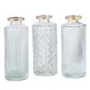 Boltze 3er Vasen Set aus Glas, Gold Transparent, Mustermix, Produktbild-Vorschau 1