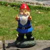 2x Gartenzwerg Gartenzwerg Mittelfinger 15x7cm bunt Zwerg Produktbild-Vorschau 5