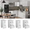 Küchenunterschrank Vicco R-Line Weiß Hochglanz 40 cm mit Produktbild-Vorschau 4