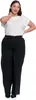 Elegante Damenhose mit hoher Taille aus Leinen Weit und Produktbild-Vorschau 5