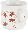 Tazza in Vetroceramica bianca con motivo pan di zenzero, Anteprima dell’immagine prodotto 5