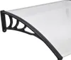 vidaXL Auvent de porte 120×100 cm PC Voir les images du produit 11
