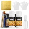 Kit per applicare foglia d'oro, contenente: vernice, 100 Anteprima dell’immagine prodotto 1