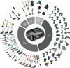A circular collage of Bosch power tools and accessories, centered around a battery pack. Produktbild-Vorschau