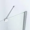 Duschkabine 95x80 cm Eckeinstieg Eckdusche Duschtür Drehtür Produktbild-Vorschau 5