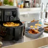 Quadratische Silikon-Backform für Heißluftfritteusen mit Produktbild-Vorschau 8