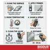 BIODUR Acrylverf - Zuiverwit RAL 9010 – 400 ML – Spuitbus Productafbeelding-voorbeeld 6