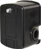 A black pressure switch with some text and a logo on its surface. Podgląd zdjęcia produktu