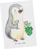 Mr. & Mrs. Panda Postkarte Sommelier Herz - Weiß - Produktbild-Vorschau 1