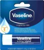 A product package for Vaseline lip care, showing the lip balm stick inside. Náhled obrázku produktu