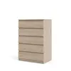 Commode Nada 5 tiroirs finition hickory. Voir les images du produit 2