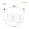 Ensemble sel et poivre Wilmax en porcelaine blanche Voir les images du produit 4