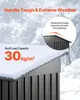 VEVOR Metall Gerätehaus, Geräteschuppen mit abschließbarer Produktbild-Vorschau 4