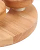 Drevená opierka hlavy do sauny s otočným diskom – vankúš do Náhľad obrázku produktu 4